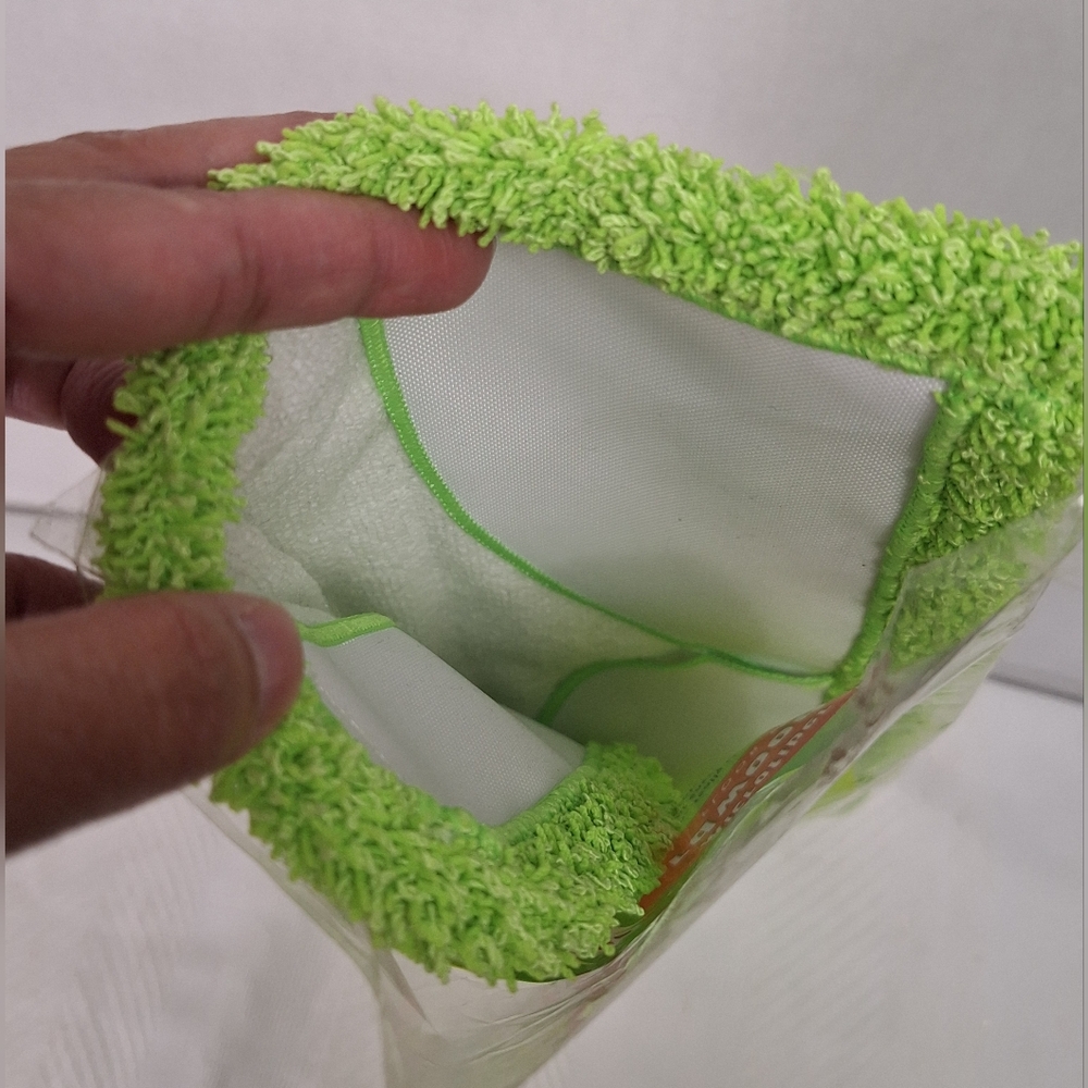 1pc Scotch Brite Microfiber Hardwood Floor Mop Cover Wrap Around Edge Lime Green - Picture 13 of 13